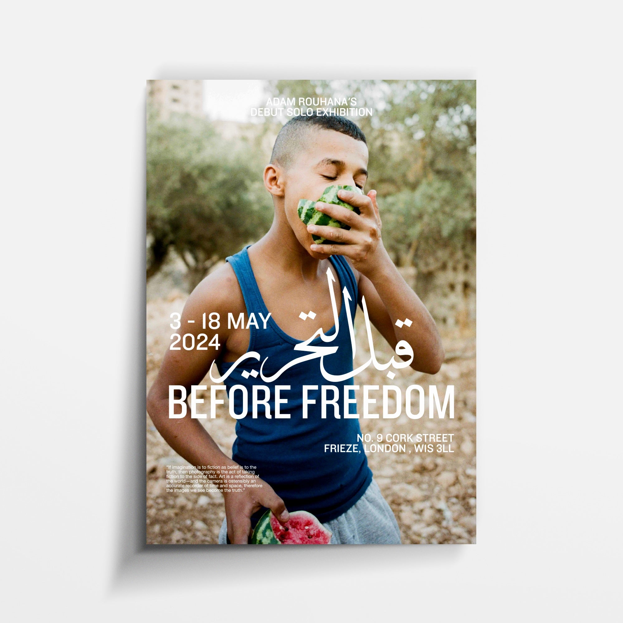 Before Freedom Poster (Watermelon)